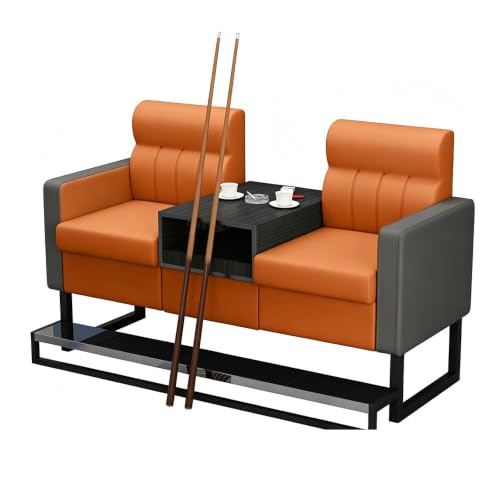 KIBONCY 2-Sitzer Billard Zuschauersofa 30 kg Lederoptik K