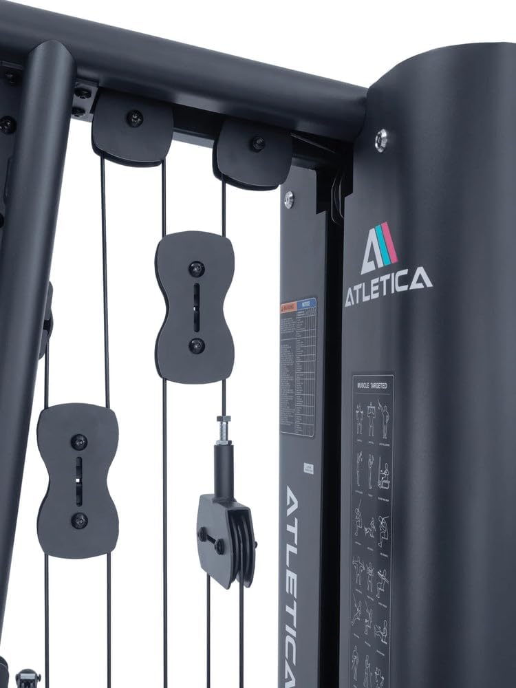 Atletica X-Tron Multigym 90 Kg Steckgewicht Schwarz