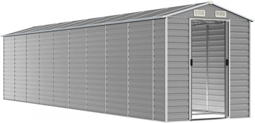 Boltkex Gerätehaus Hellgrau 191x810x198 cm Verzinkter Stahl