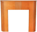 Lijiaxiuyc-101 Kaminofen Kaminsims Massivholz 129x34x110 cm One Color