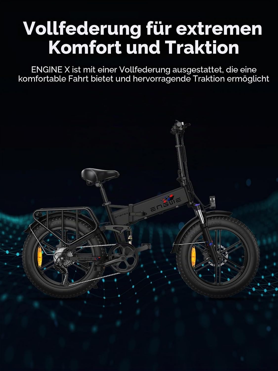 ENGWE ENGINE X E-Faltrad 250W 48V 13Ah 20 Zoll Weiß