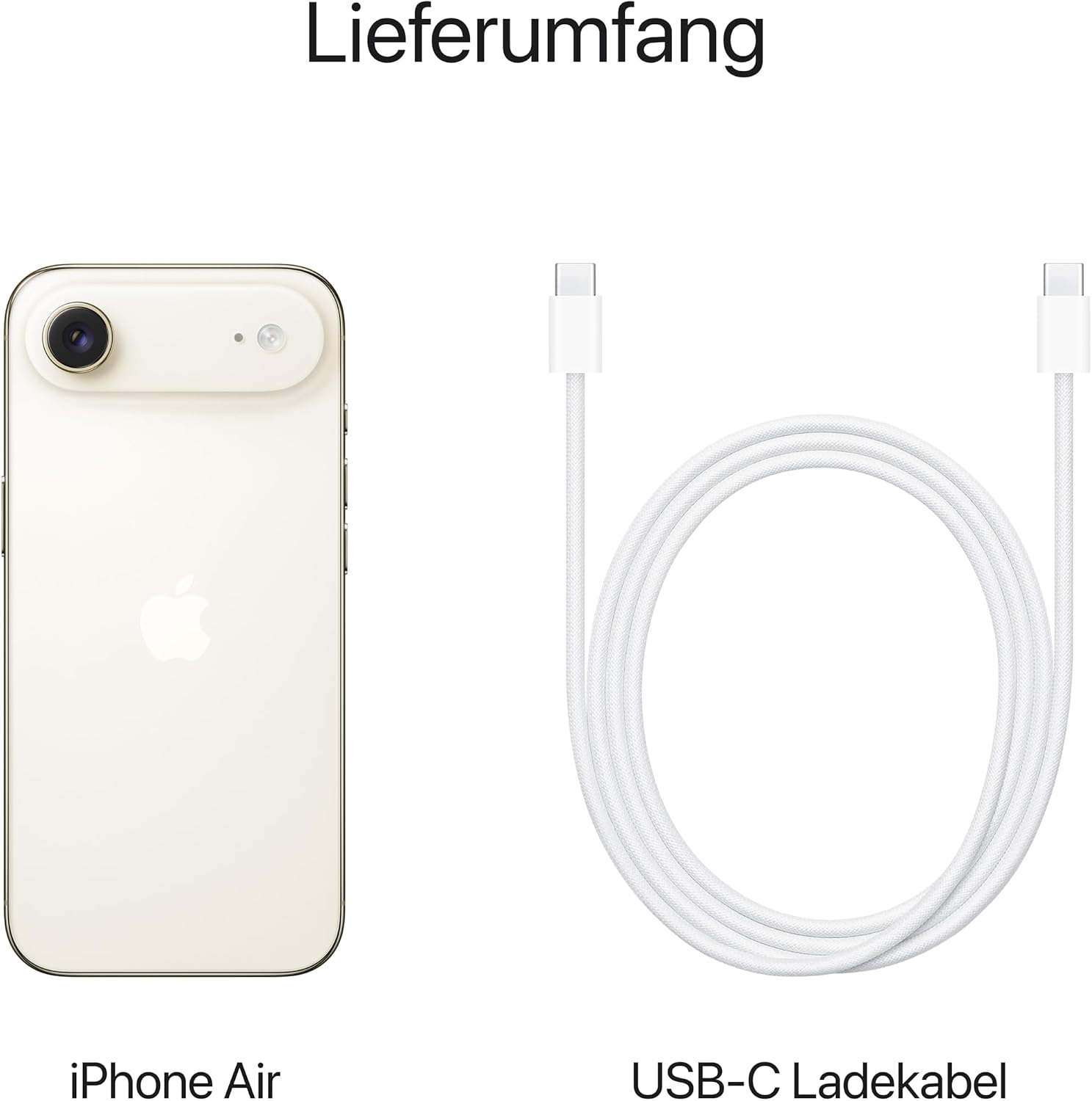 Apple iPhone Air 1 TB Lichtgold