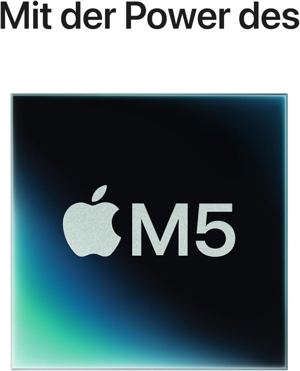 Apple MacBook Pro 14,2" Laptop M5 Chip 10-Core CPU 10-Core GPU 24GB RAM 1TB SSD Space Schwarz