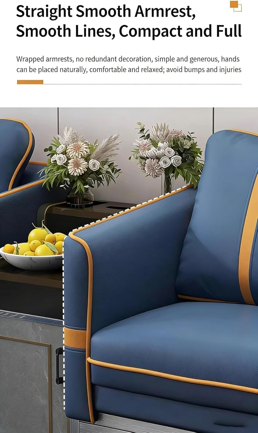 KIBONCY 3-Sitzer PU-Leder Billard Zuschauersofa Modulares Set Mehrfarbig