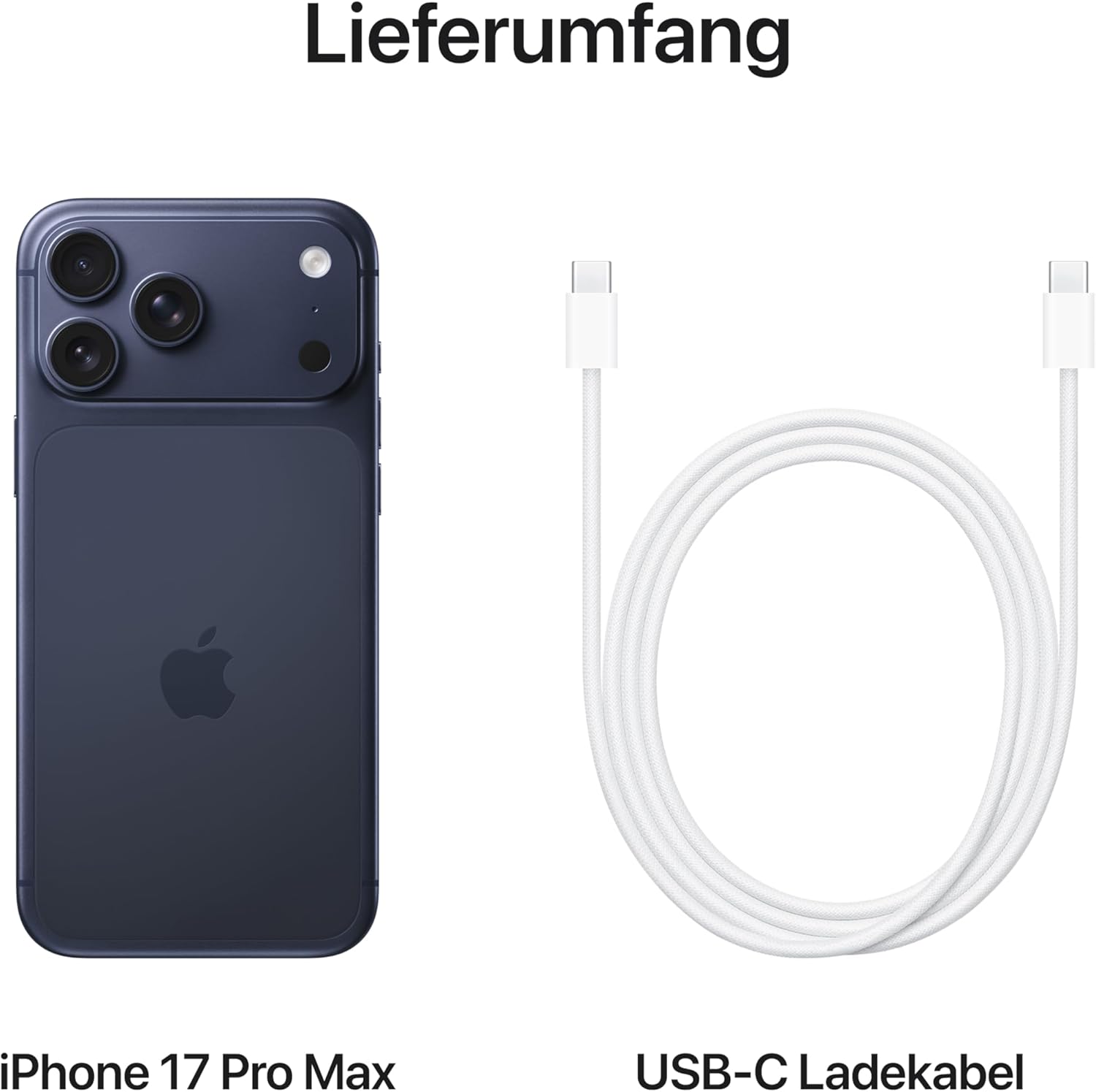 Apple iPhone 17 Pro Max 256 GB Tiefblau