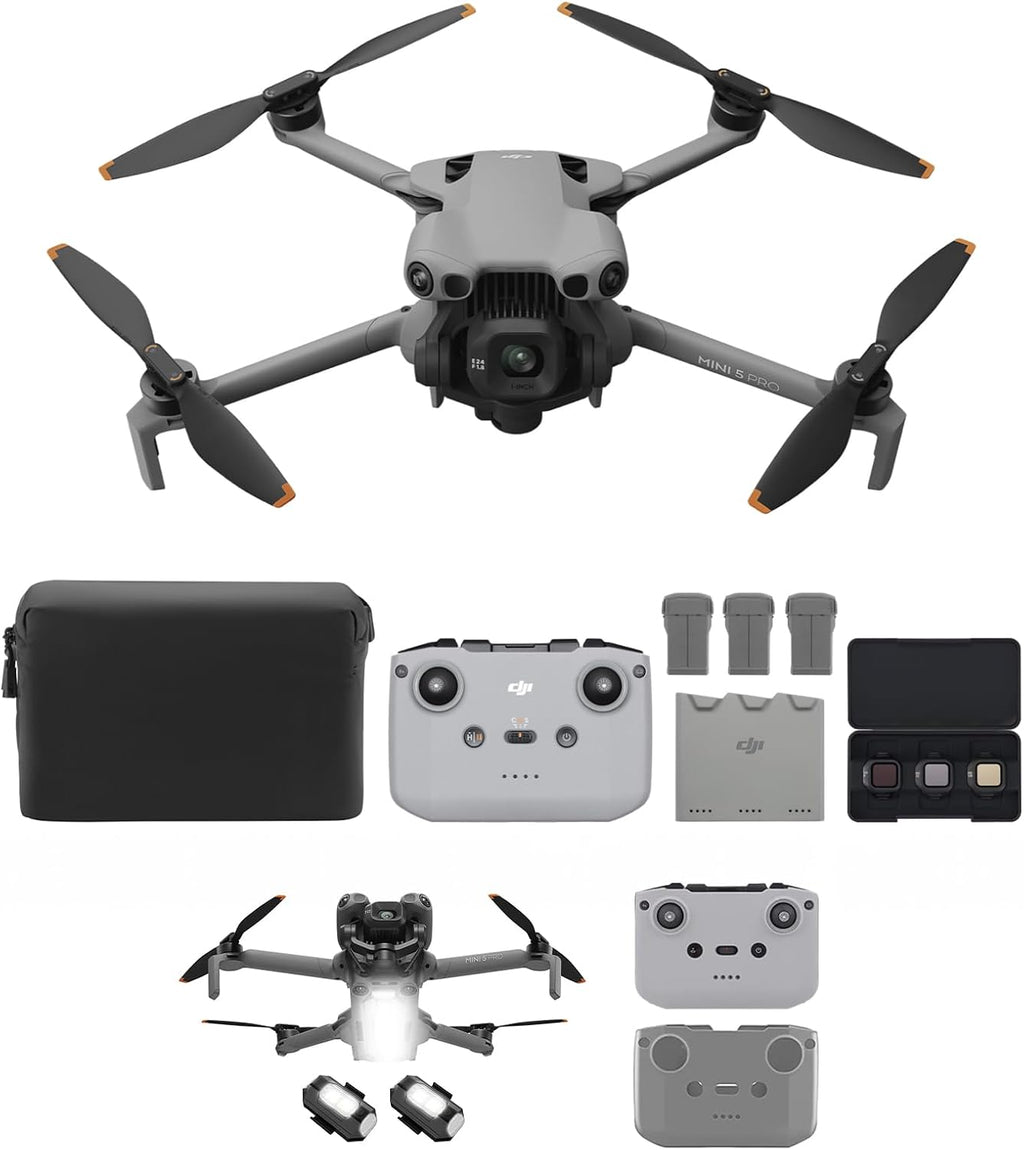 DJI Mini 5 Pro Fly More Combo RC-N3 4K Drohne Schwarz