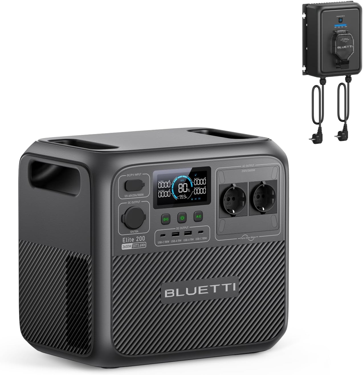 BLUETTI Elite 200 V2 Powerstation 2073,6Wh LFP Solargenerator