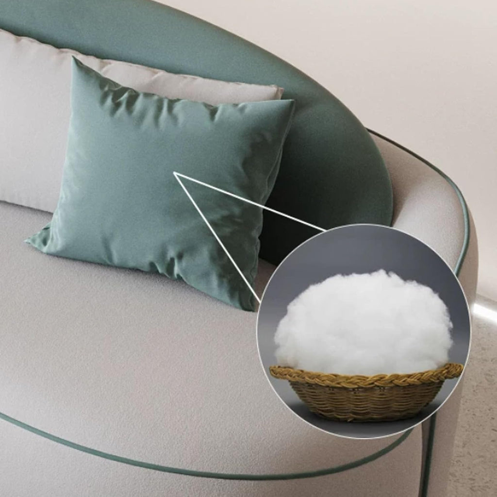 Kiboncy Gebogenes Ledersofa C 2M Schwarz