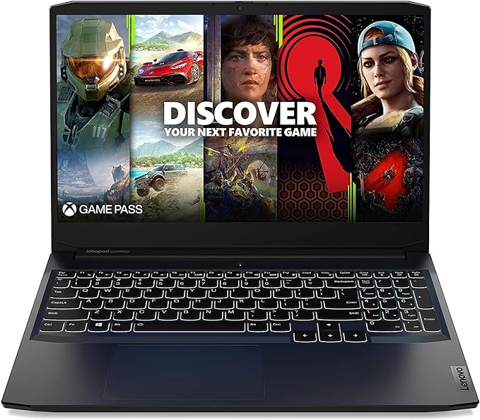 Lenovo IdeaPad Gaming 3 15.6" 120Hz Laptop AMD Ryzen 5-5600H 8GB RAM 512GB SSD RTX 3050 Ti 4GB GDDR6 Shadow Black