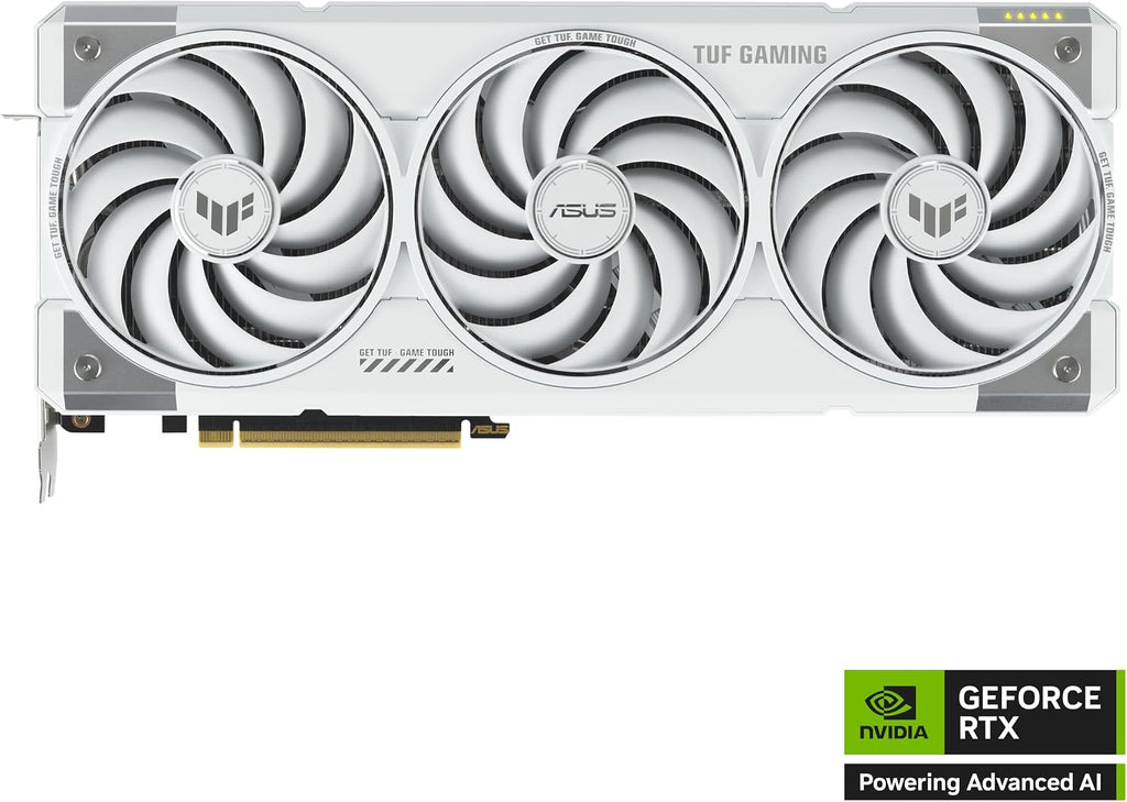 ASUS TUF Gaming GeForce RTX 5070 Ti 16 GB GDDR7 White OC Edition Gaming Grafikkarte