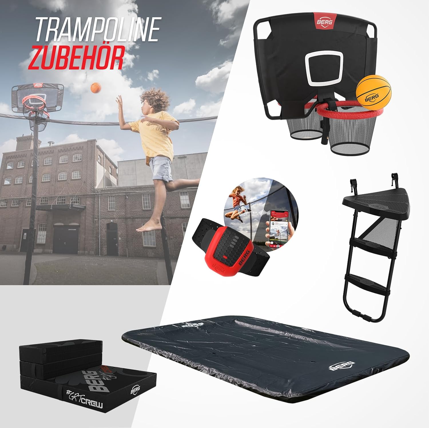 BERG Grand Favorit Regular Oval Trampolin 520 cm Grün