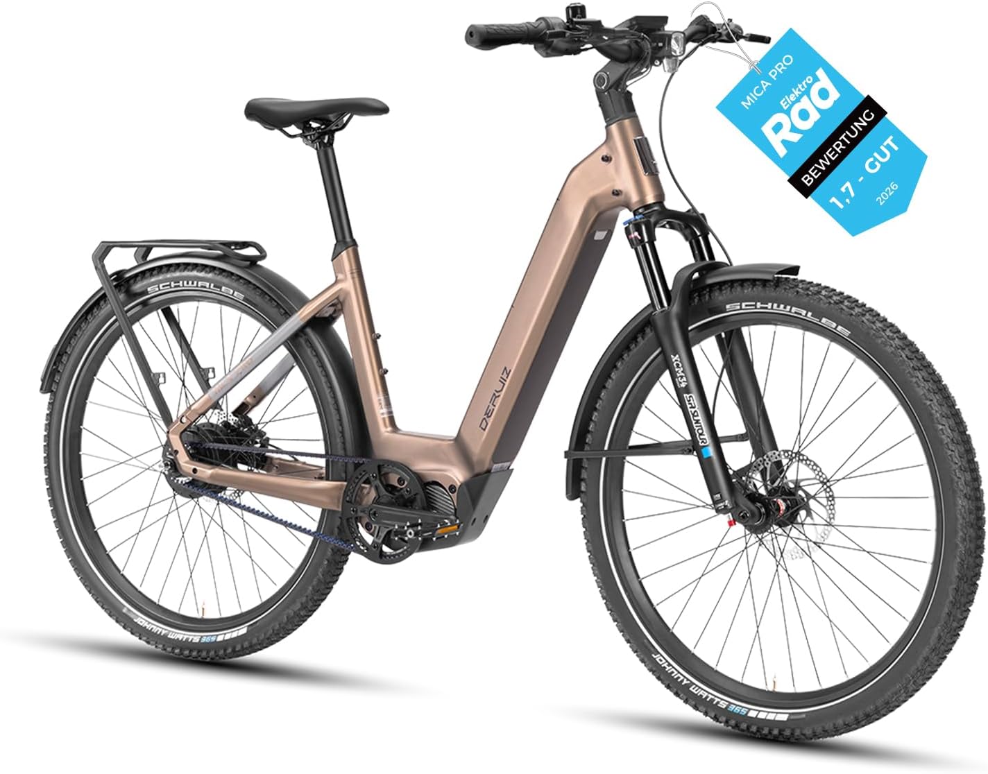 DERUIZ Mica Pro Trekking E-Bike Tiefeinsteiger 27,5/29 Zoll 110 Nm