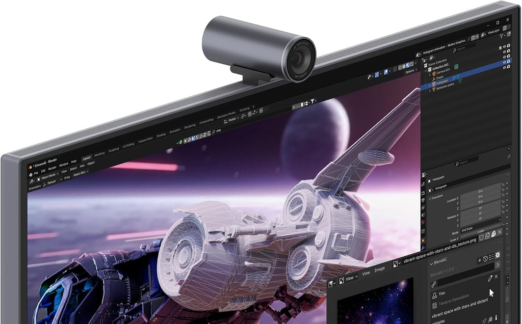 Lenovo Yoga Pro 27UD-10 26.5 Zoll QD-OLED 4K Monitor 120Hz 0.03ms HDMI 2.1 USB-C Schwarz