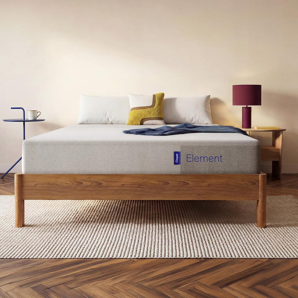 Casper Element Queen-Matratze 25,4 cm Mittel Memory-Schaum Grau
