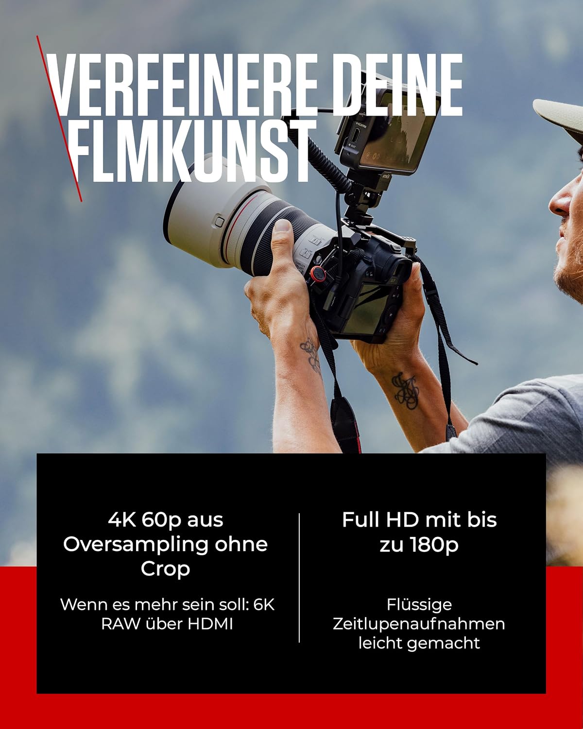 Canon EOS R6 Mark II Systemkamera 24,2 MP Vollformat Schwarz
