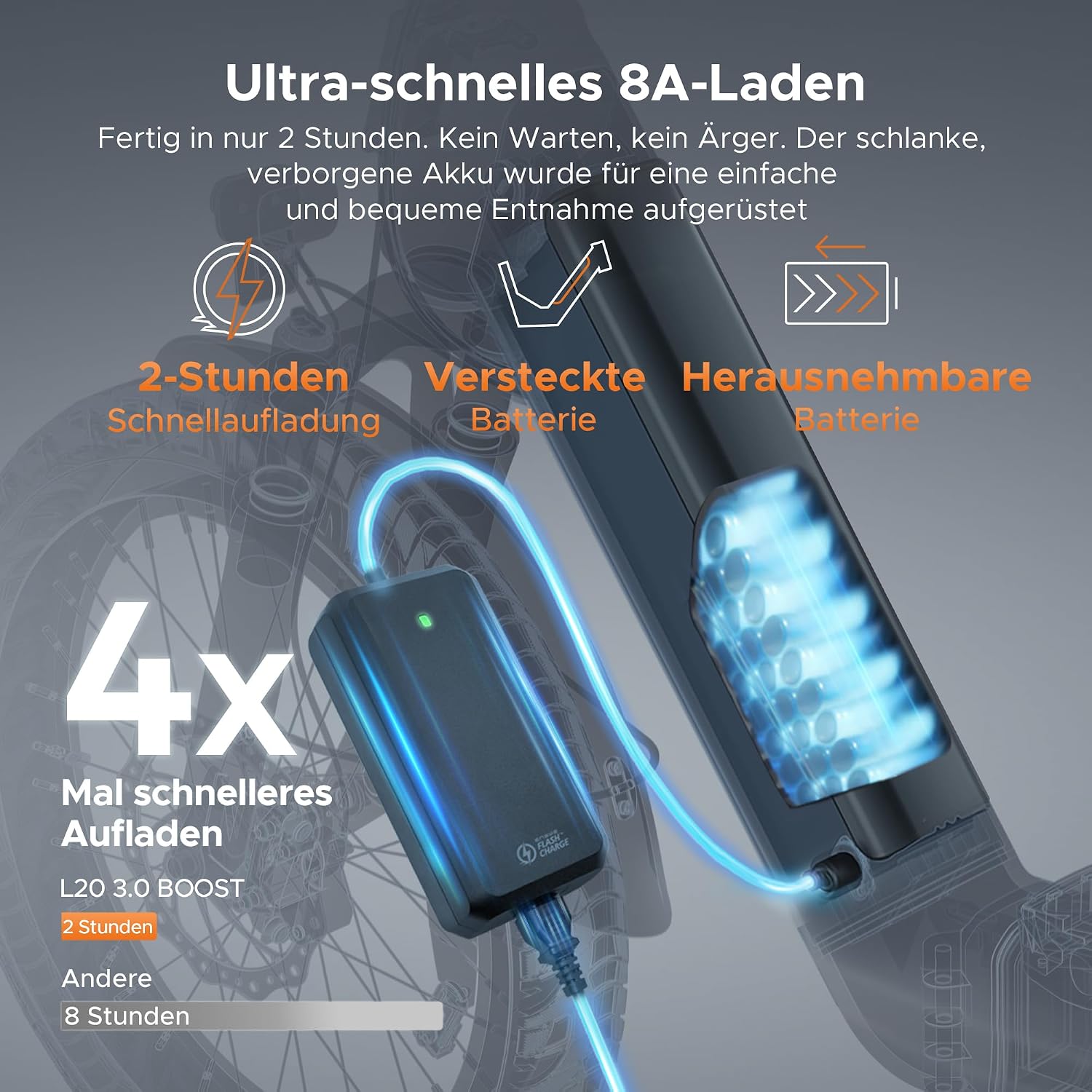 ENGWE L20 3.0 Boost E Bike 48V 13,5Ah 250W 20 Zoll Schwarz