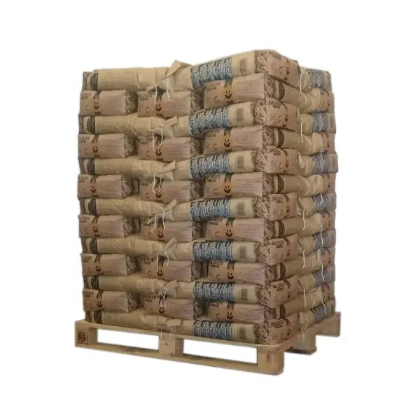 Badger Holzpellets DINplus & ENplus A1 – Premium Nadelholz – Palette 975 kg (65 x 15 kg)