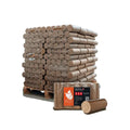 Heizfuxx Nestro XL Red Kaminbriketts aus Hartholz – 960 kg Palette (96 x 10 kg)