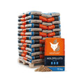 Heizfuxx Holzpellets Blau ENplus A1 – 975 kg Palette (65 x 15 kg) | Premium Pellets für Pelletöfen und Heizsysteme