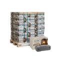 Rekord Braunkohlebriketts – 900 kg Palette (90 × 10 kg) klassische Heizbriketts für Kamin und Ofen