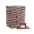 SPARK Buchenholz-Hartholzbriketts Rund – 960 kg Palette (96 x 10 kg) Premium Kaminbrennstoff