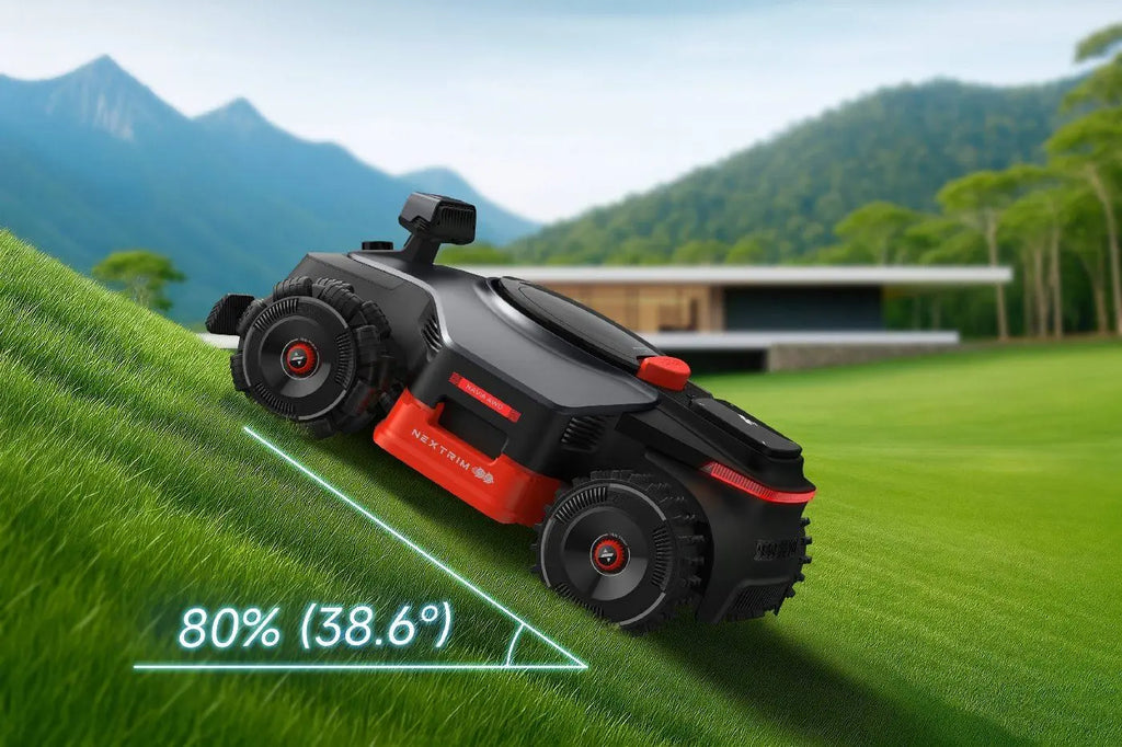 NexLawn NAVIA 5500 AWD Mähroboter ohne Begrenzungskabel für Rasenflächen bis 5.500 m²