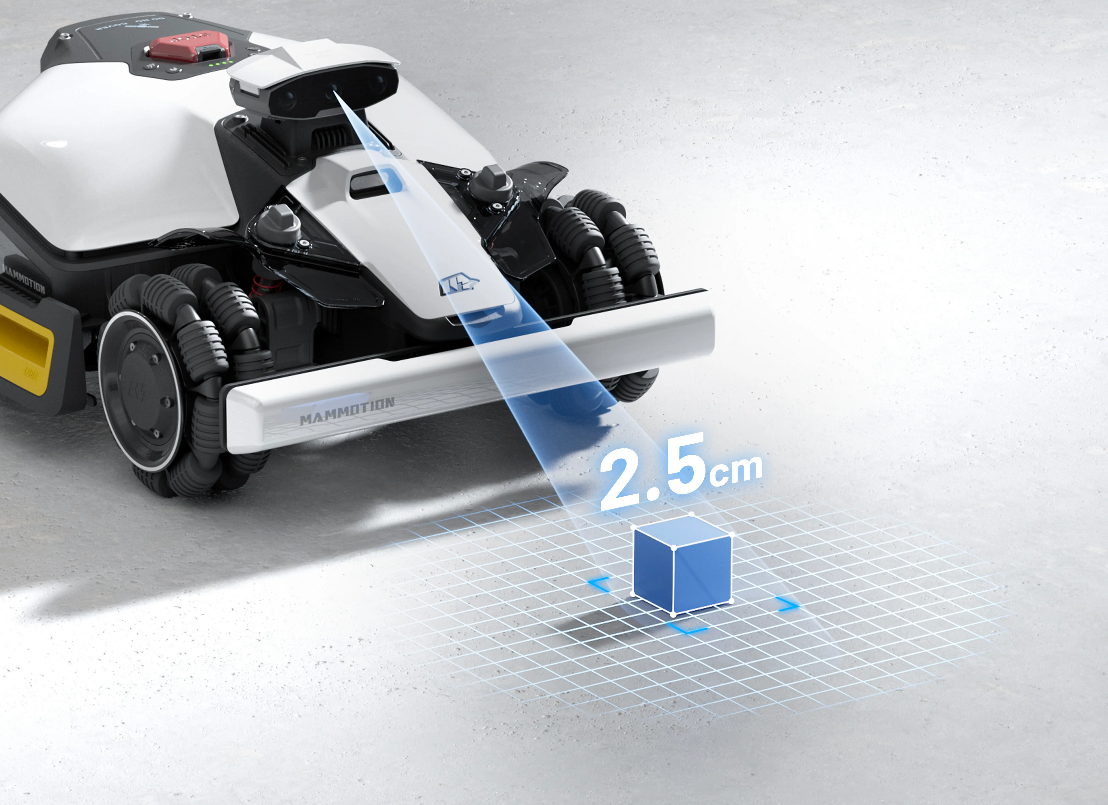 Mammotion LUBA Mini 2 AWD 1000 – Allrad-Mähroboter mit Tri-Kamera-Vision und präzisem Kantenschnitt für bis zu 1.000 m²