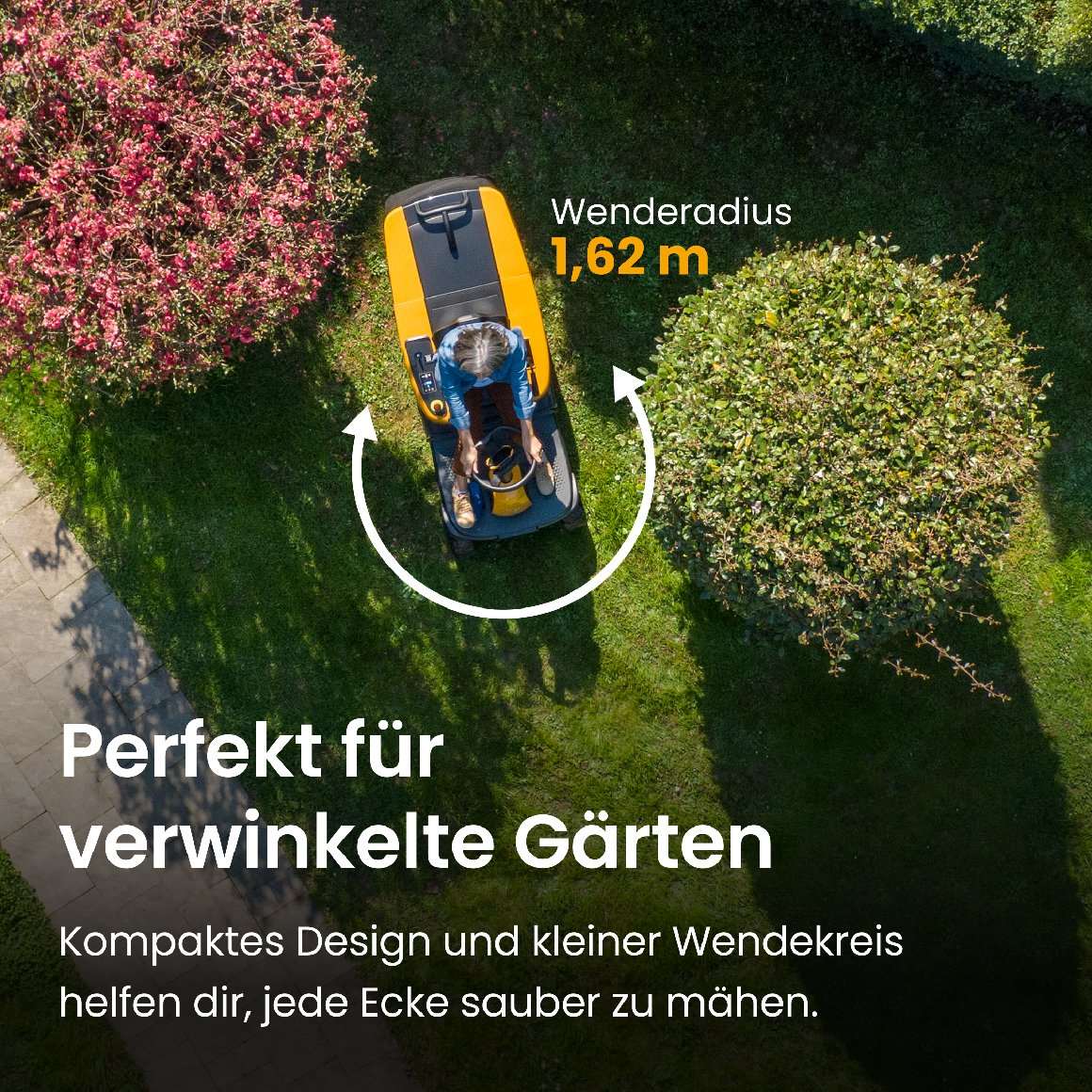 Stiga Akku-Aufsitzmäher Swift 372e mit 4 x 5 Ah Akkus und 1 x Ladegerät