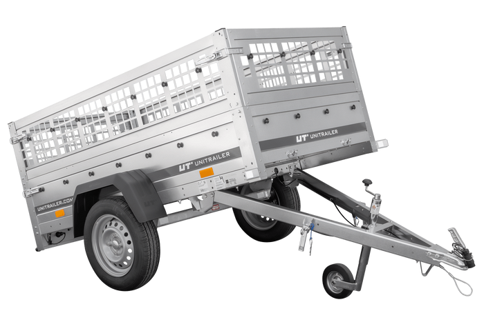 Anhänger Führerschein B Garden Trailer 200 KIPP 200×106 cm 750 kg mit Laubgitteraufsatz-Neu