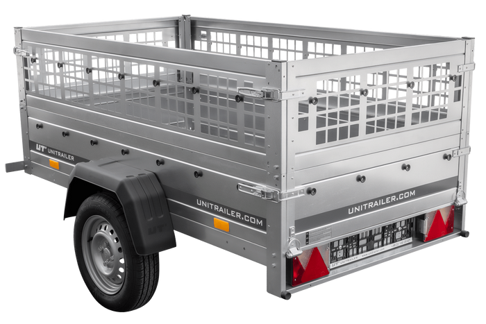Anhänger Führerschein B Garden Trailer 200 KIPP 200×106 cm 750 kg mit Laubgitteraufsatz-Neu