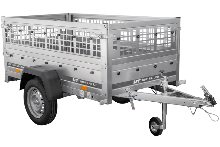 Anhänger Führerschein B Garden Trailer 200 KIPP 200×106 cm 750 kg mit Laubgitteraufsatz-Neu
