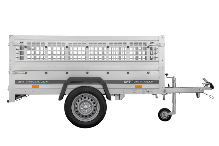 Anhänger Führerschein B Garden Trailer 200 KIPP 200×106 cm 750 kg mit Laubgitteraufsatz-Neu