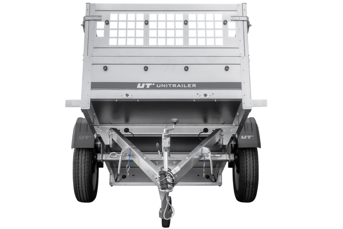 Anhänger Führerschein B Garden Trailer 200 KIPP 200×106 cm 750 kg mit Laubgitteraufsatz-Neu