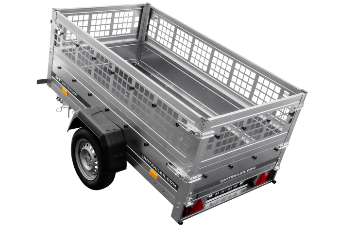 Anhänger Führerschein B Garden Trailer 200 KIPP 200×106 cm 750 kg mit Laubgitteraufsatz-Neu