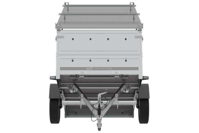 Anhänger GARDEN TRAILER 264 KIPP mit Bordwandaufsatz und Aludeckel-Neu