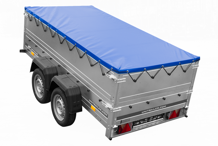 Anhänger mit zwei Achsen Garden Trailer 264/2 KIPP [inkl. zusätzliche Bordwände und Flachplane]-Neu