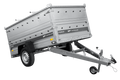 Autotransportanhänger 230×125 UNITRAILER FORCE 230 KIPP mit BIS-Seitenwänden und Aluminiumabdeckung-Neu