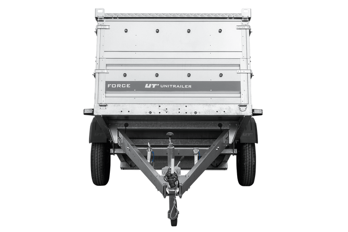 Autotransportanhänger 230×125 UNITRAILER FORCE 230 KIPP mit BIS-Seitenwänden und Aluminiumabdeckung-Neu