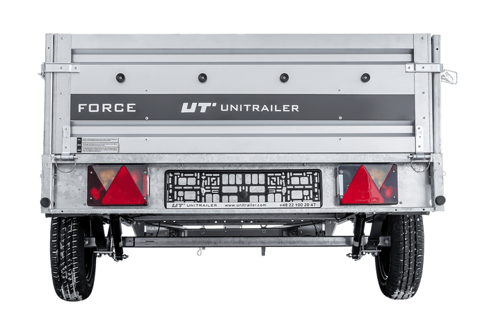 Autotransportanhänger auf Federn 264×125 UNITRAILER FORCE 264/R KIPP-Neu