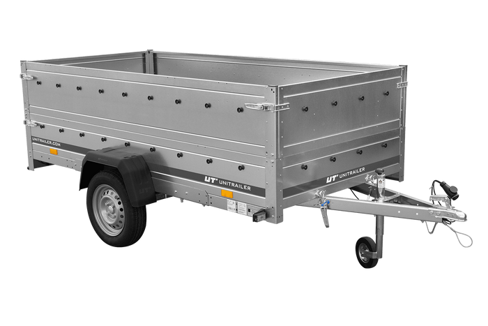 B Führerschein Anhänger GARDEN TRAILER 264 KIPP mit Bordwandaufsatz und Stützrad-Neu