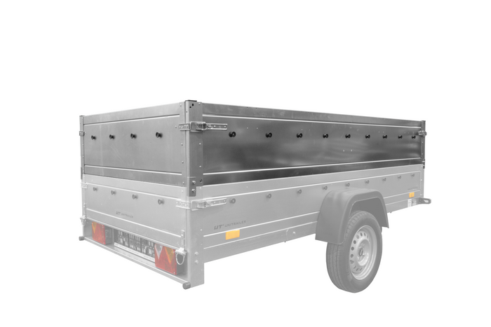 Anhänger GARDEN TRAILER 264 KIPP mit Bordwandaufsatz und Aludeckel-Neu