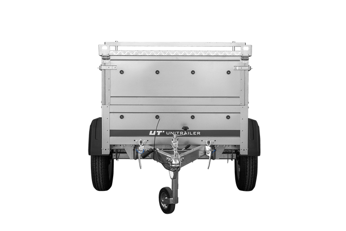 Einachsanhänger 150×106 UNITRAILER GARDEN 150 KIPP mit BIS-Seitenwänden und Aluminiumabdeckung-Neu