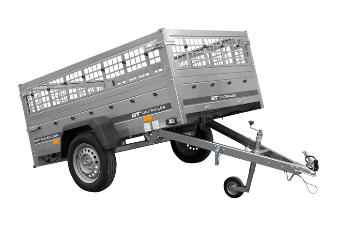 Einachsanhänger 200×125 UNITRAILER GARDEN 201 KIPP mit Gitterseitenwänden-Neu