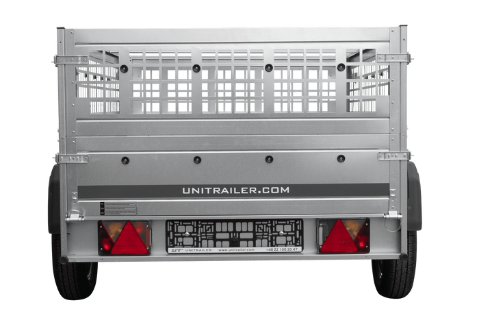 Einachsanhänger 200×125 UNITRAILER GARDEN 201 KIPP mit Gitterseitenwänden-Neu
