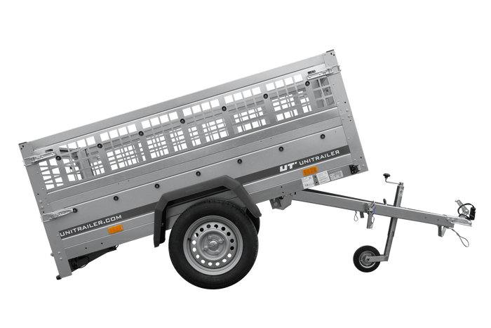 Einachsanhänger 200×125 UNITRAILER GARDEN 201 KIPP mit Gitterseitenwänden-Neu