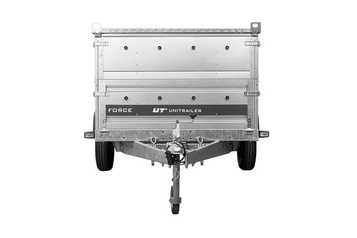 Einachsanhänger 264×125 UNITRAILER FORCE 264 KIPP mit BIS-Seitenwänden und Aluminiumabdeckung-Neu