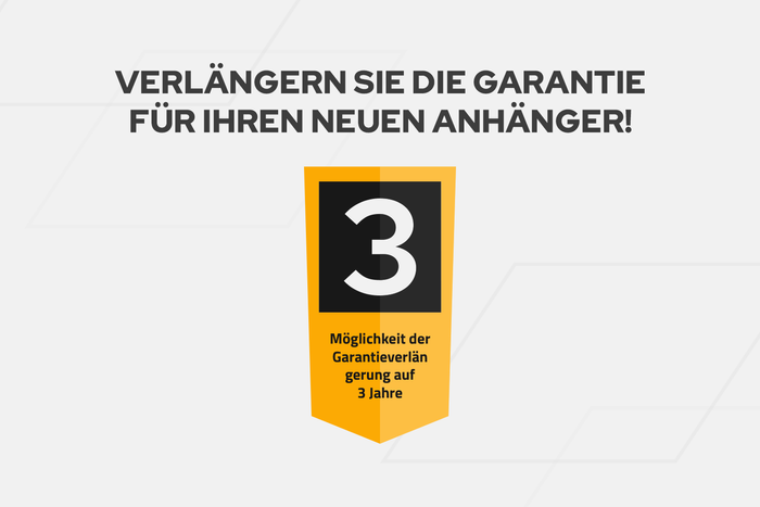 Einachsanhänger 264×150 UNITRAILER GARDEN 265 KIPP mit einem Flachplanenträger und blauer Plane-Neu