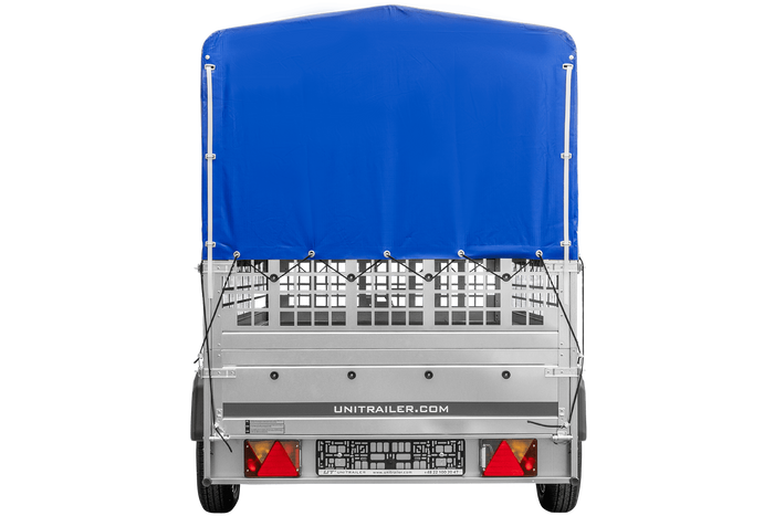 Einachsanhänger GARDEN TRAILER 264 KIPP mit Laubgitteraufsatz, Hochplane, Hochspriegel und Stützrad-Neu
