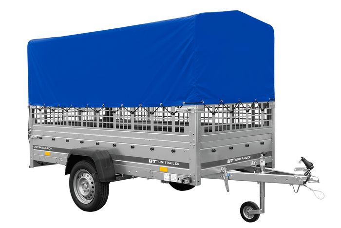 Einachsanhänger GARDEN TRAILER 264 KIPP mit Laubgitteraufsatz, Hochplane, Hochspriegel und Stützrad-Neu