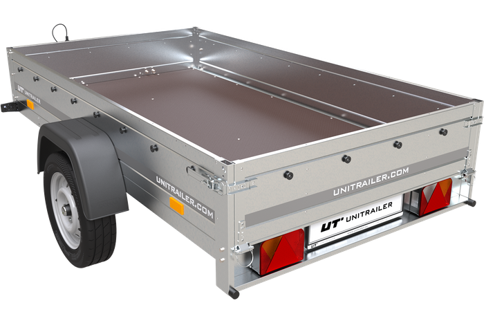 Einachsanhänger Unitrailer Garden Trailer 230 FD 230 x 125 cm mit Starrdeichsel 750 KG-Neu